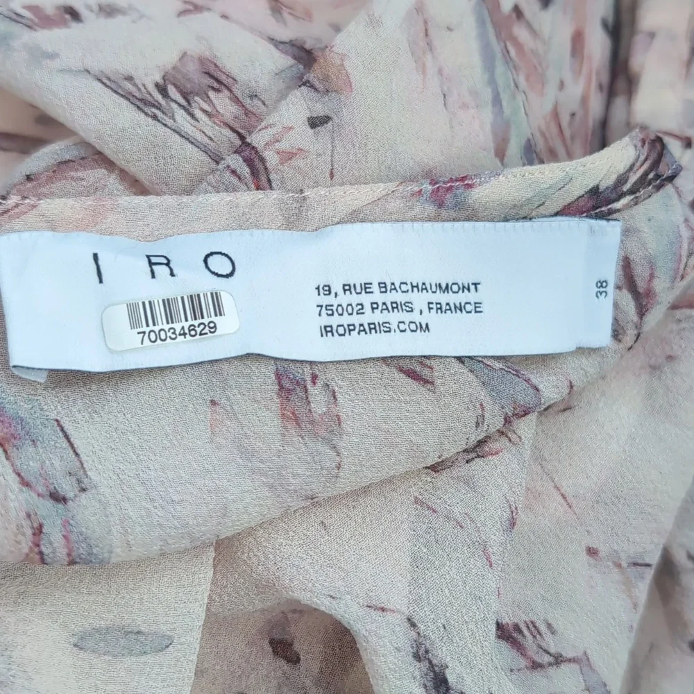 IRO Silk Pommie Dress Sz 38 / US small - Picture 6 of 12